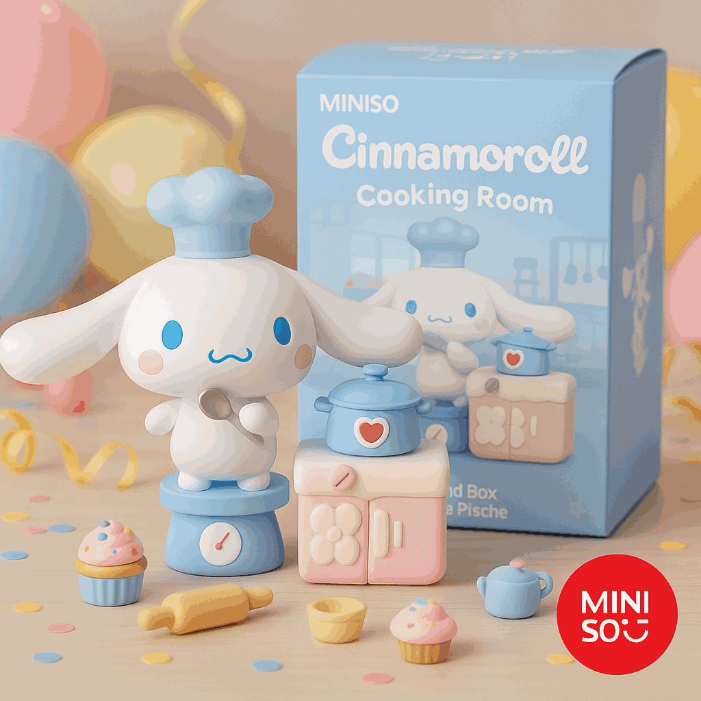 Cinnamoroll Cooking Room Series Blind Box Figure Model