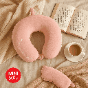 Classic Dual Color Neck Pillow (Pink)