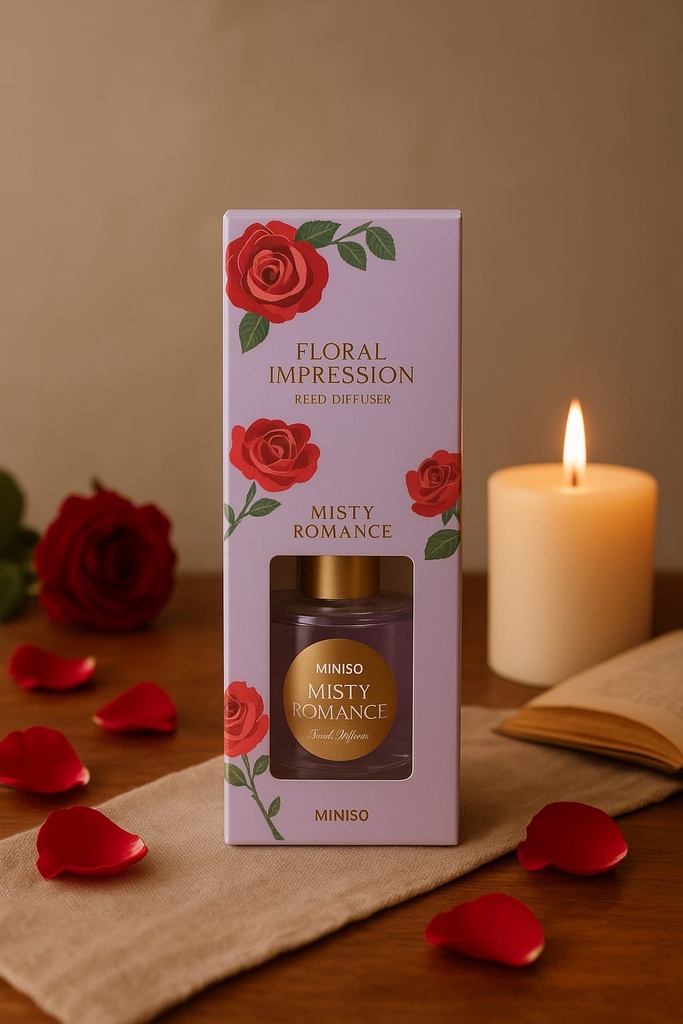 Miniso Floral Impression Reed Diffuser 50ML Miniso