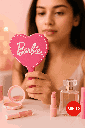 Barbie Collection Handhel Mirror