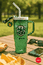 Harry Potter Plastic Tumbler With Straw(1250ML)(Green)