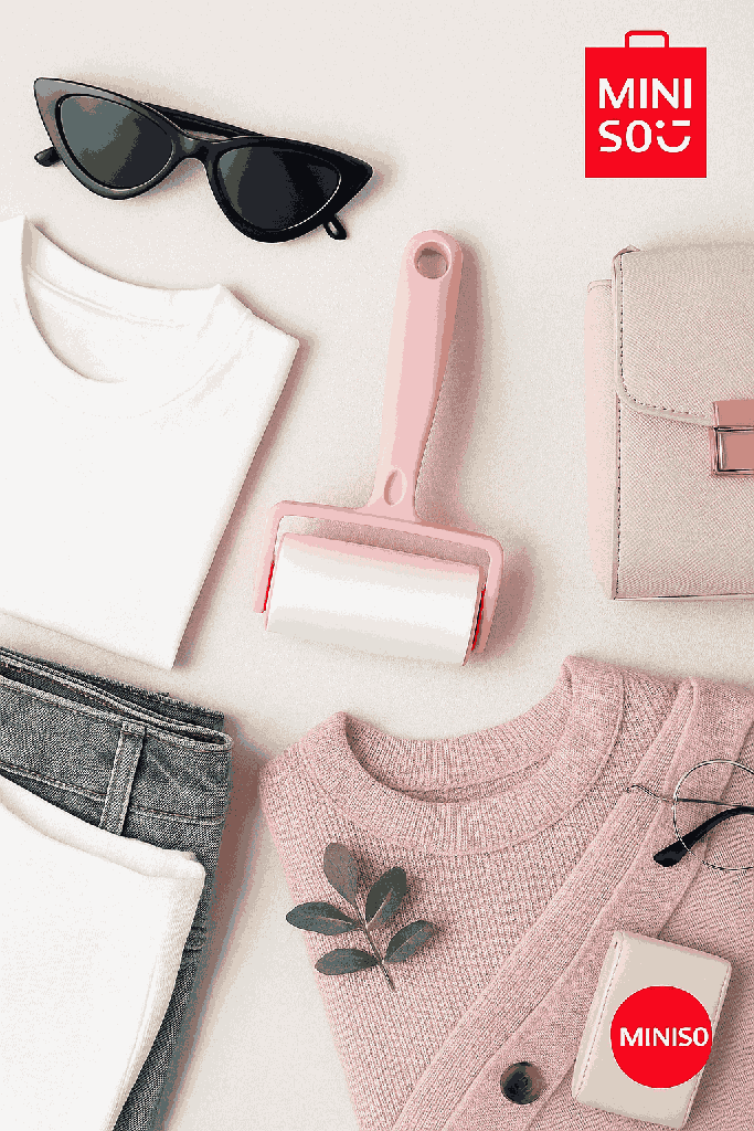 Lint Roller (Pink)