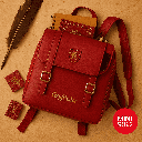 Harry Potter Preppy Style Backpack Bag (Red)