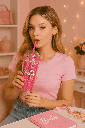 Barbie Collection Double Wall Straw 600ML