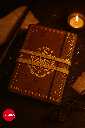 Harry Potter A5 PU Gold Stamp Hardcover Book With Band (80 Sheets)