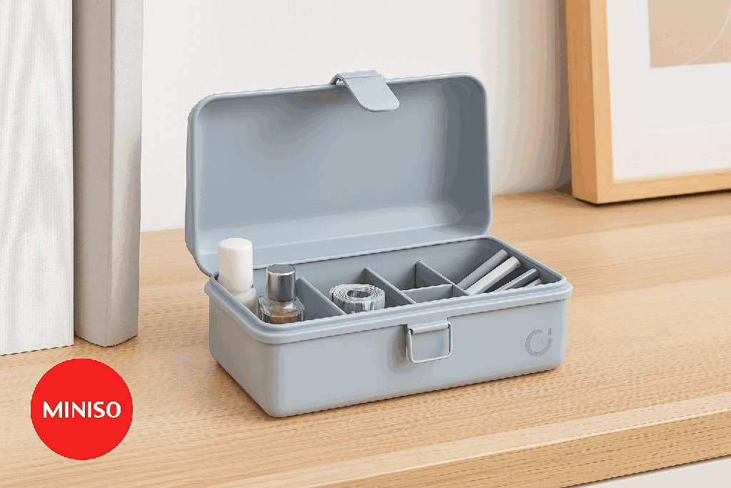 Gray Series Handheld Storage Box (Light Grey)