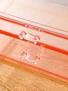 Double Layer Jewelry Storage Box With Drawers (s) (Pink)