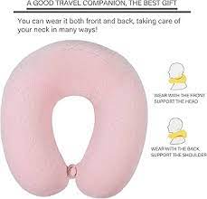 Classic Dual Color Neck Pillow (Pink)