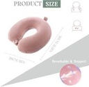 Classic Dual Color Neck Pillow (Pink)