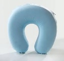 Dual Color Memory Foam U Shaped Neck Pillow (blue)