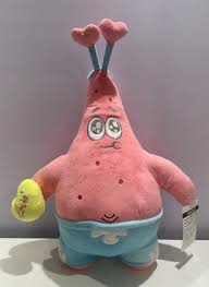 Patrick Star Pink Heart Plush Toy 45CM Miniso