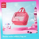 Barbie Collection Toiletry Bag Set Miniso