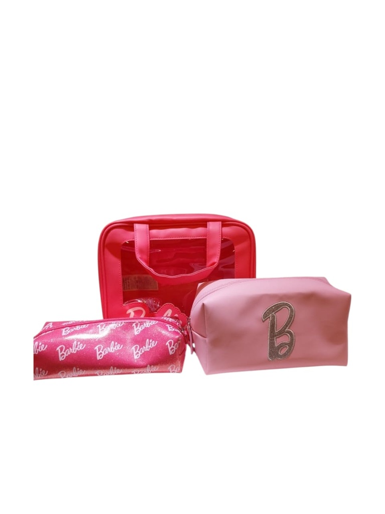 Barbie Collection Toiletry Bag Set Miniso