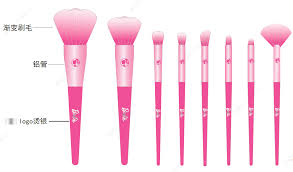 Barbie Collection Makeup Brushes Set (8 Pcs)