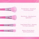 Barbie Collection Makeup Brushes Set (8 Pcs)
