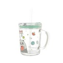 We Bare Bears Collection 5.0 Glass Cup With Straw (400ML)