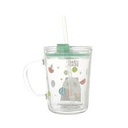 We Bare Bears Collection 5.0 Glass Cup With Straw (400ML)