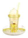 Sanrio Characters Plastic Water Bottle With Straw (320ML) (Yellow)