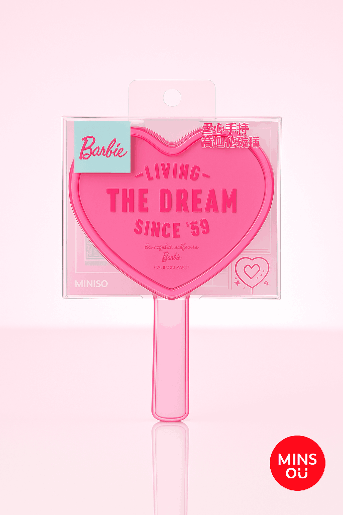 Barbie Shining Collection Heart Handhel Mirror