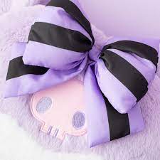 Kuromi Series Purple Head-Shape Pillow (Kuromi) 