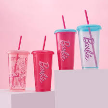 Barbie Shining Collection Plastic Tumbler 4Piece Set (520ML)