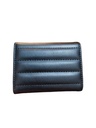 Classic Strip Tri-Fold Zip-Around Women's Wallet (Black)