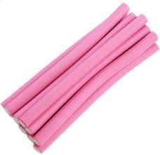 Sponge Hair Rollers (8Pcs)(Small) Pink Miniso
