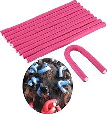 Sponge Hair Rollers (8Pcs)(Small) Pink Miniso