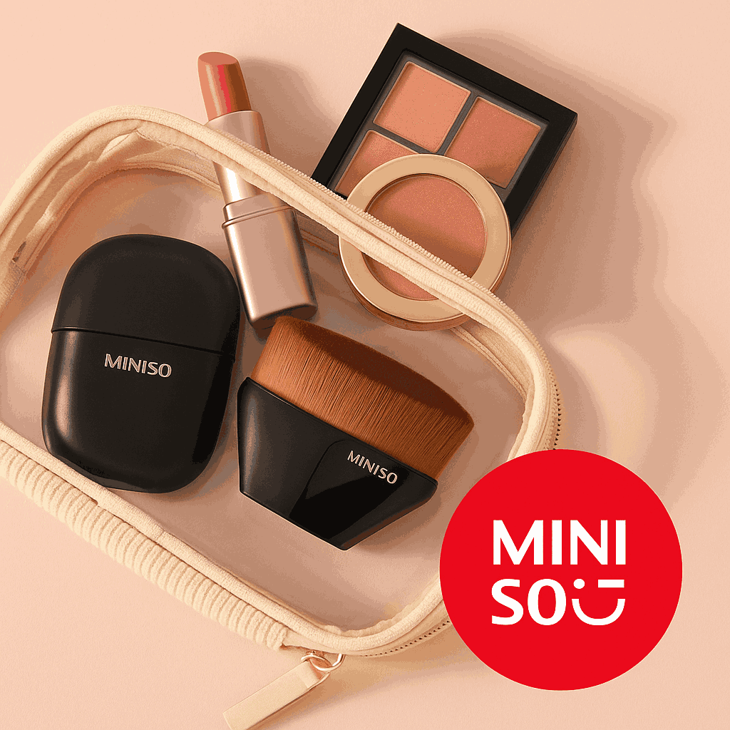 Multi-Functional Foundation Brush (With Protective Case) Miniso