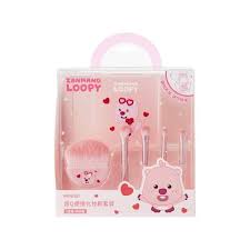 Zanmang Loopy Collection Mini Makeup Brushes Set (6pcs With Holder)