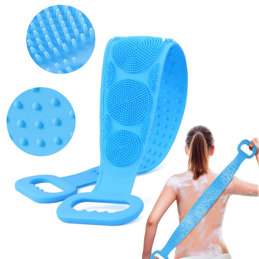 Back Scubber For Shower (Blue)Miniso