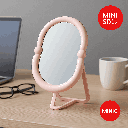 Cream Style Makeup Mirror (Round)Miniso