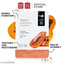 miniso natural beauty facial mask(papaya)Combo Pack
