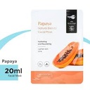 miniso natural beauty facial mask(papaya)Combo Pack