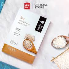 Miniso Natural Beauty Facial Mask(Rice)Pack Of Too