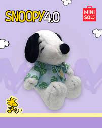 Miniso Snoopy Collection Sitting Plush Toy 30CM(Shirt)