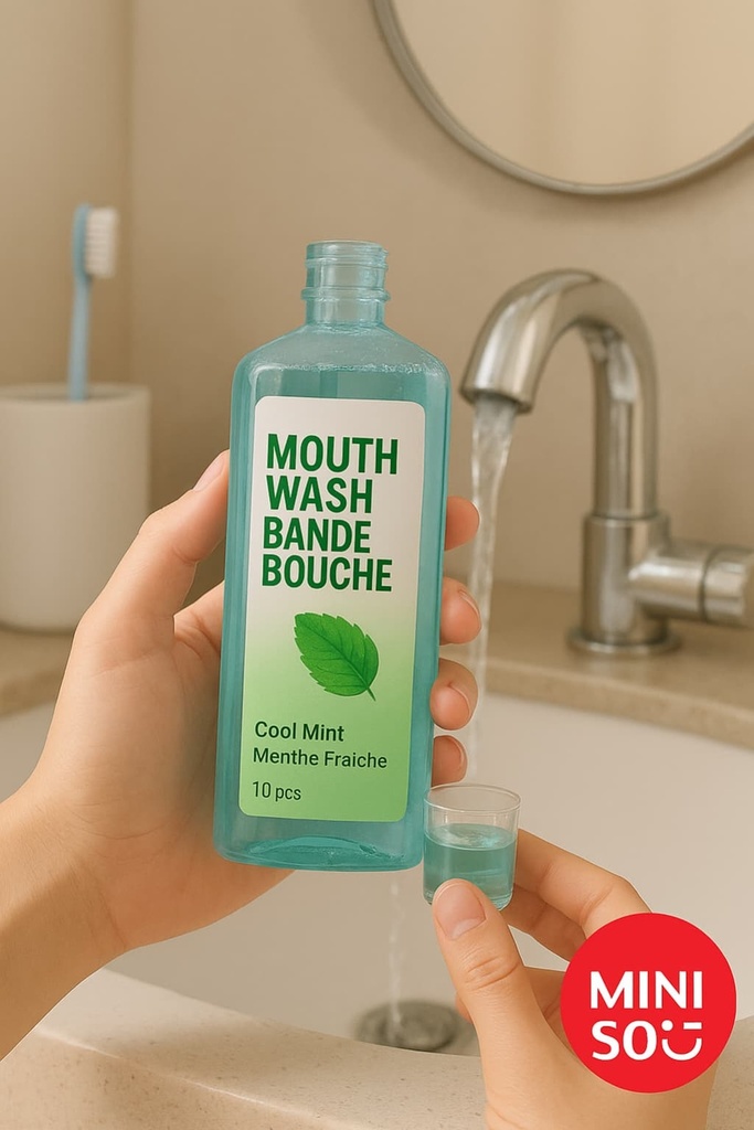 Cool Mint Fresh Breath Portable Mouthwash(10Pcs)