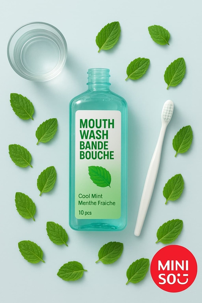 Cool Mint Fresh Breath Portable Mouthwash(10Pcs)