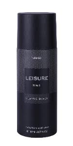 Miniso Leisure Time Perfume Deodorant Body Spray (Classic Black)