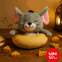 Miniso Tom & Jerry Cheese Collection Plush Toy 27cm(Taffy)