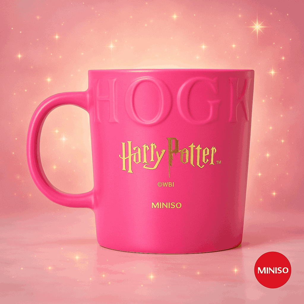 Harry Potter Shape Ceramic Cup (490ML)(Rosy)