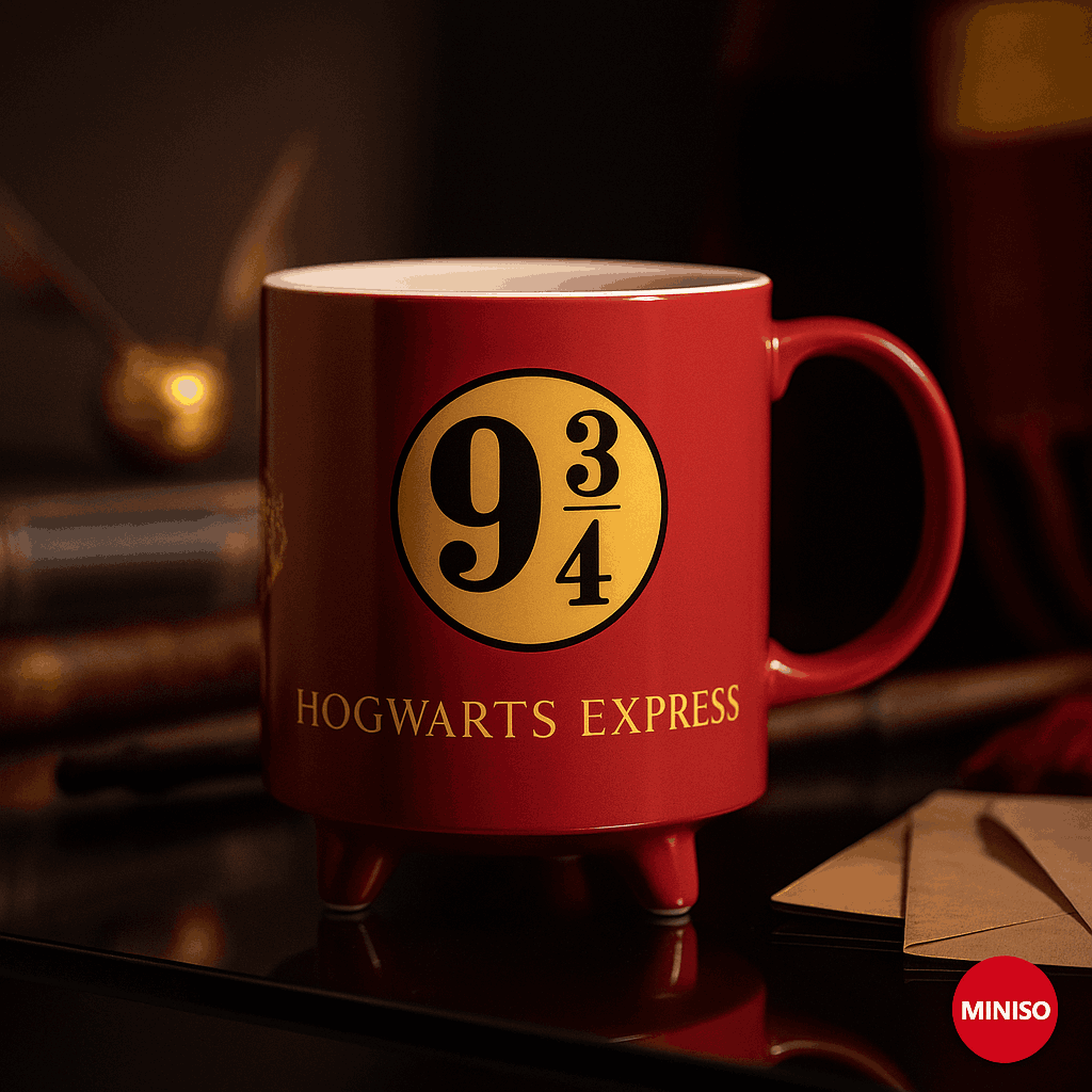Harry Potter Shape Ceramic Cup (490ML)(Red)