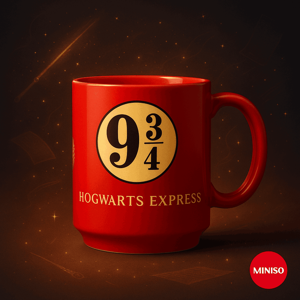 Harry Potter Shape Ceramic Cup (490ML)(Red)