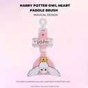 Harry Potter Owl Heart Paddle Brush