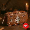 Harry Potter Embossed Silver-Stamping Stationery Case (Brown)