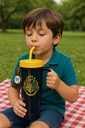 Harry Potter Plastic Tumbler With Straw(1250ML)(Black)