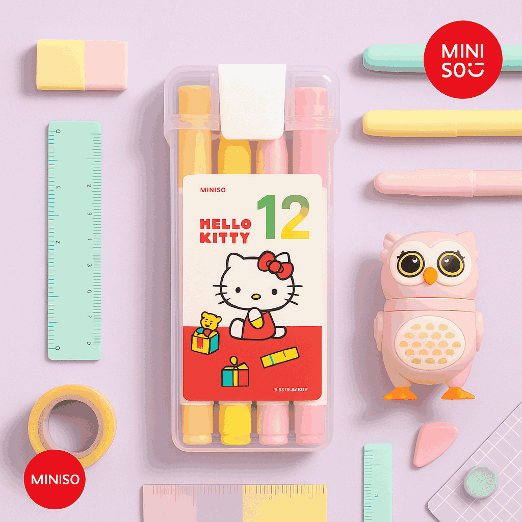 Hello Kitty Fun School Season Series Basic Marker Set