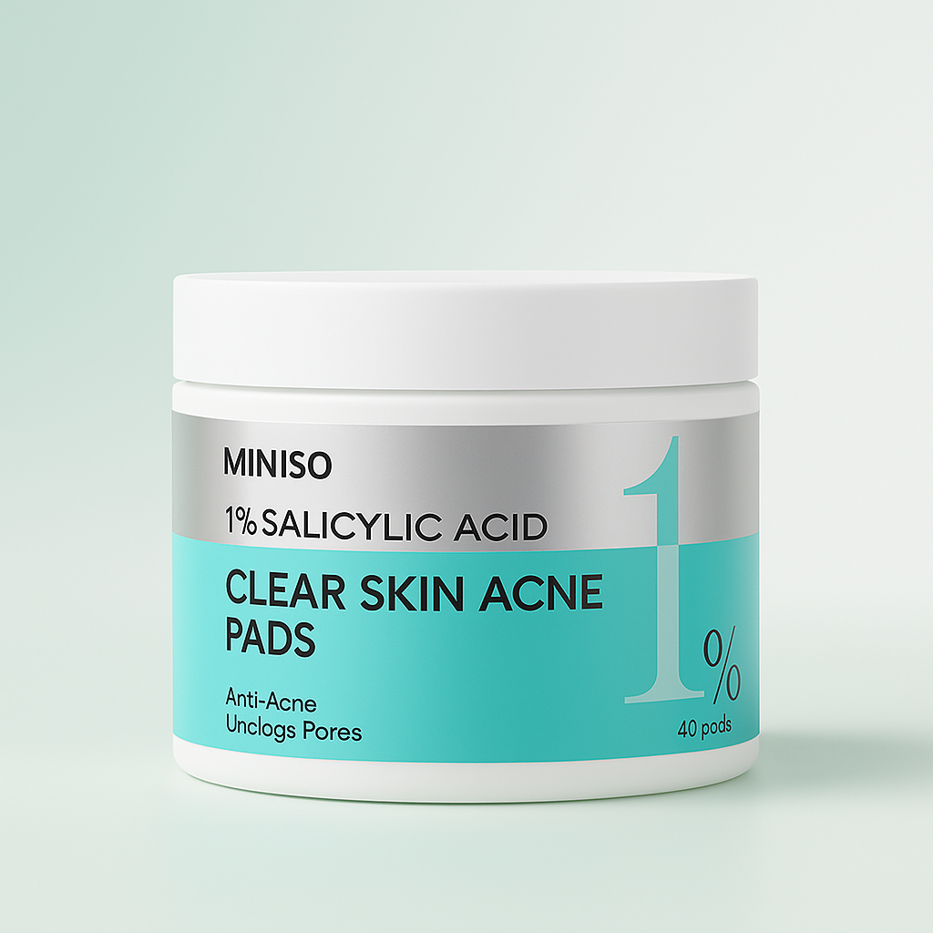 Miniso 1% Salicylic Acid Clear Skin Acne Pads miniso