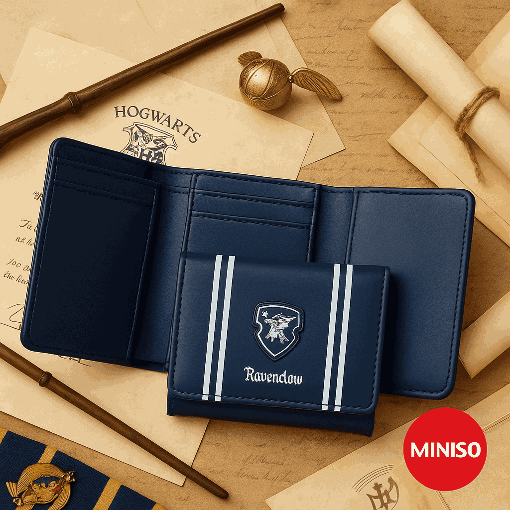 Harry Potter Women's Trifold Wallet(Blue)