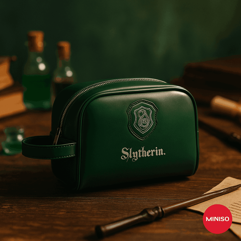 Harry Potter Rectangle Makeup Bag (Green)